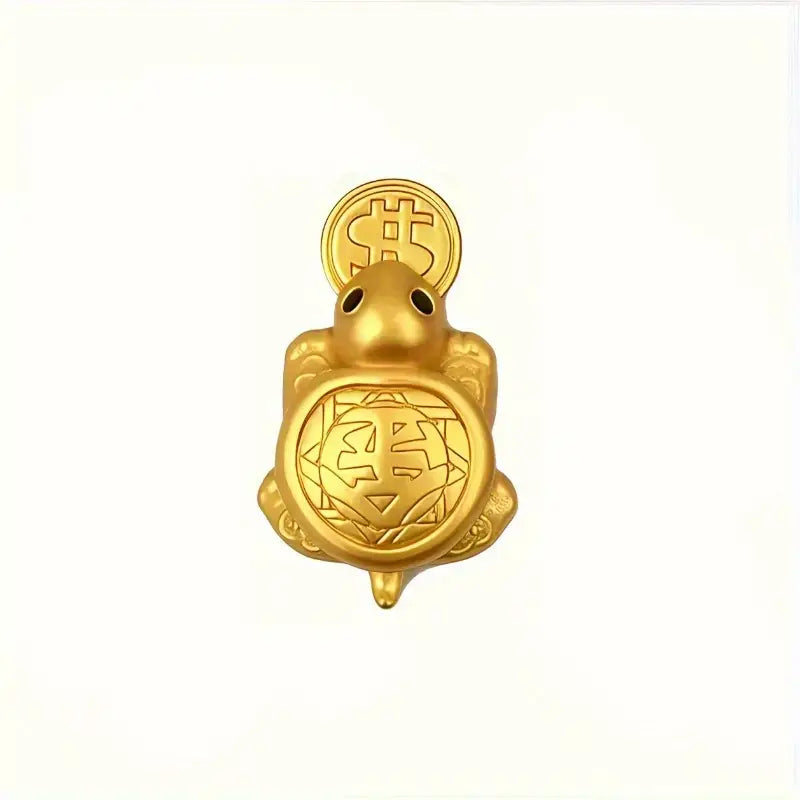 Talisman Broască Țestoasă Feng Shui din Alamă – Prosperitate și Longevitate