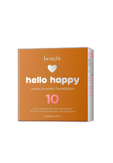 Benefit, Hello Happy Velvet, Matifiant, Fundație compactă, 10, Întunecat, 7 g