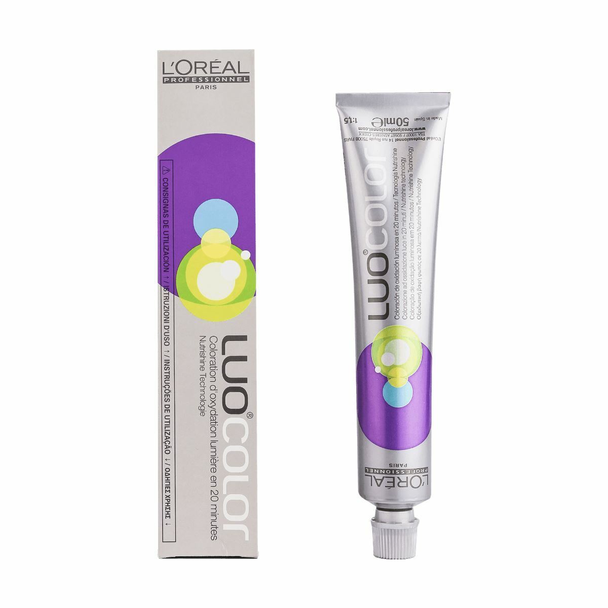 L'Oreal Professionnel, LuoColor, Fără amoniac, Vopsea permanentă de păr, 6.3 Dark Blonde Golden, 50 ml