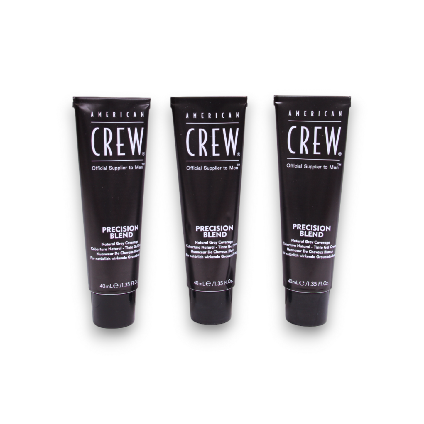 American Crew, Precision Blend, Vopsea de păr semi-permanentă, 7-8 Light, 3x, 40 ml
