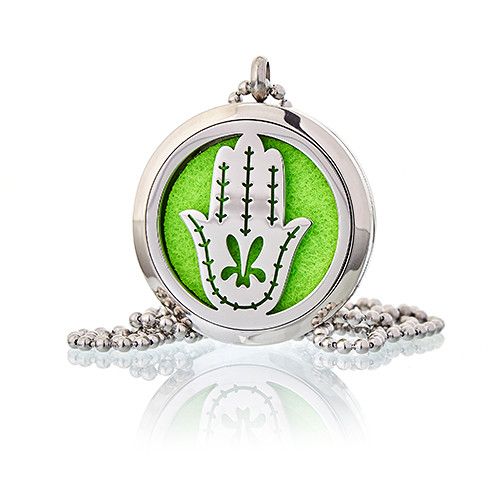 Colier Bijuterie pentru Aromaterapie – Mâna Fatimei 30mm
