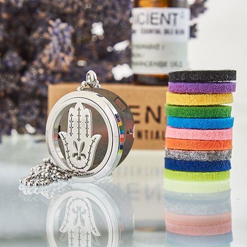 Colier Bijuterie pentru Aromaterapie – Mâna Fatimei 30mm