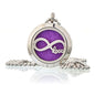 Colier Bijuterie pentru Aromaterapie – Infinity Love 25mm