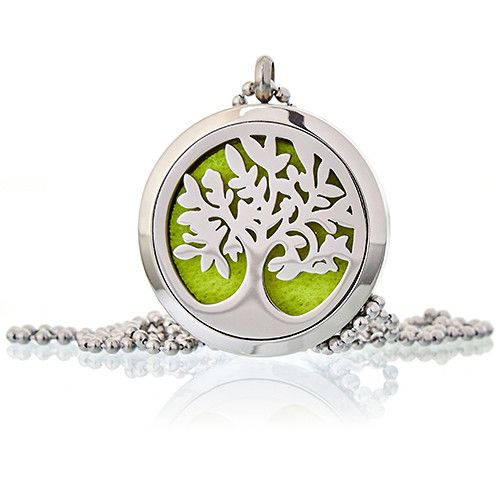 Colier Bijuterie pentru Aromaterapie – Copacul Vieții 30mm