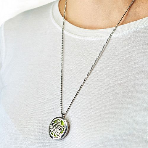 Colier Bijuterie pentru Aromaterapie – Mâna Fatimei 30mm