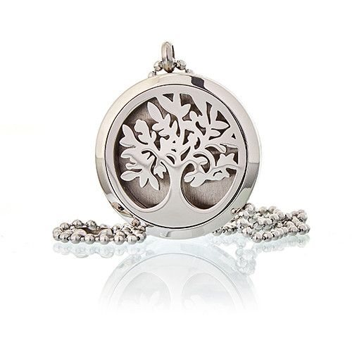 Colier Bijuterie pentru Aromaterapie – Copacul Vieții 30mm