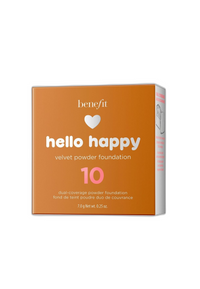 Benefit, Hello Happy Velvet, Matifiant, Fundație compactă, 10, Întunecat, 7 g