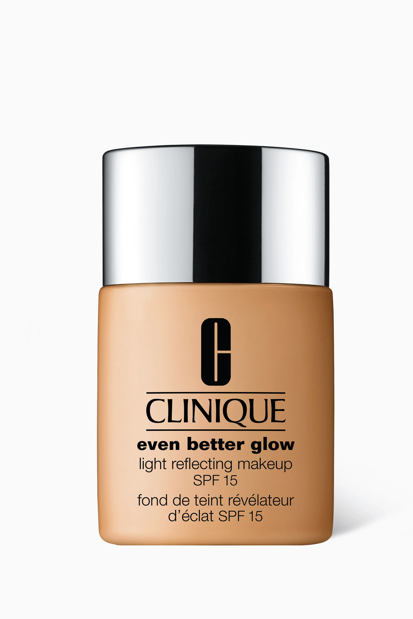 Clinique, Even Better Glow, Reflectând lumina, Fond de ten lichid, WN 68, Brulee, SPF 15, 30 ml