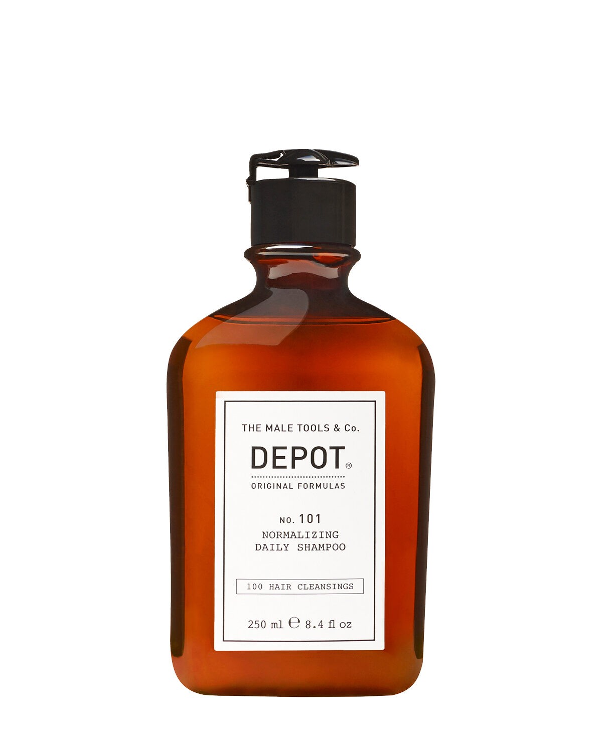 Depot, 100 Hair Cleansing No. 101, Complex botanic, Șampon pentru păr, Normalizare, 250 ml