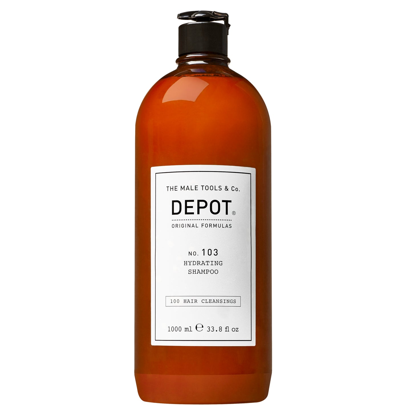 Depot, 100 Hair Cleansing No. 103, Provitamina B5, Șampon pentru păr, Pentru hidratare, 1000 ml