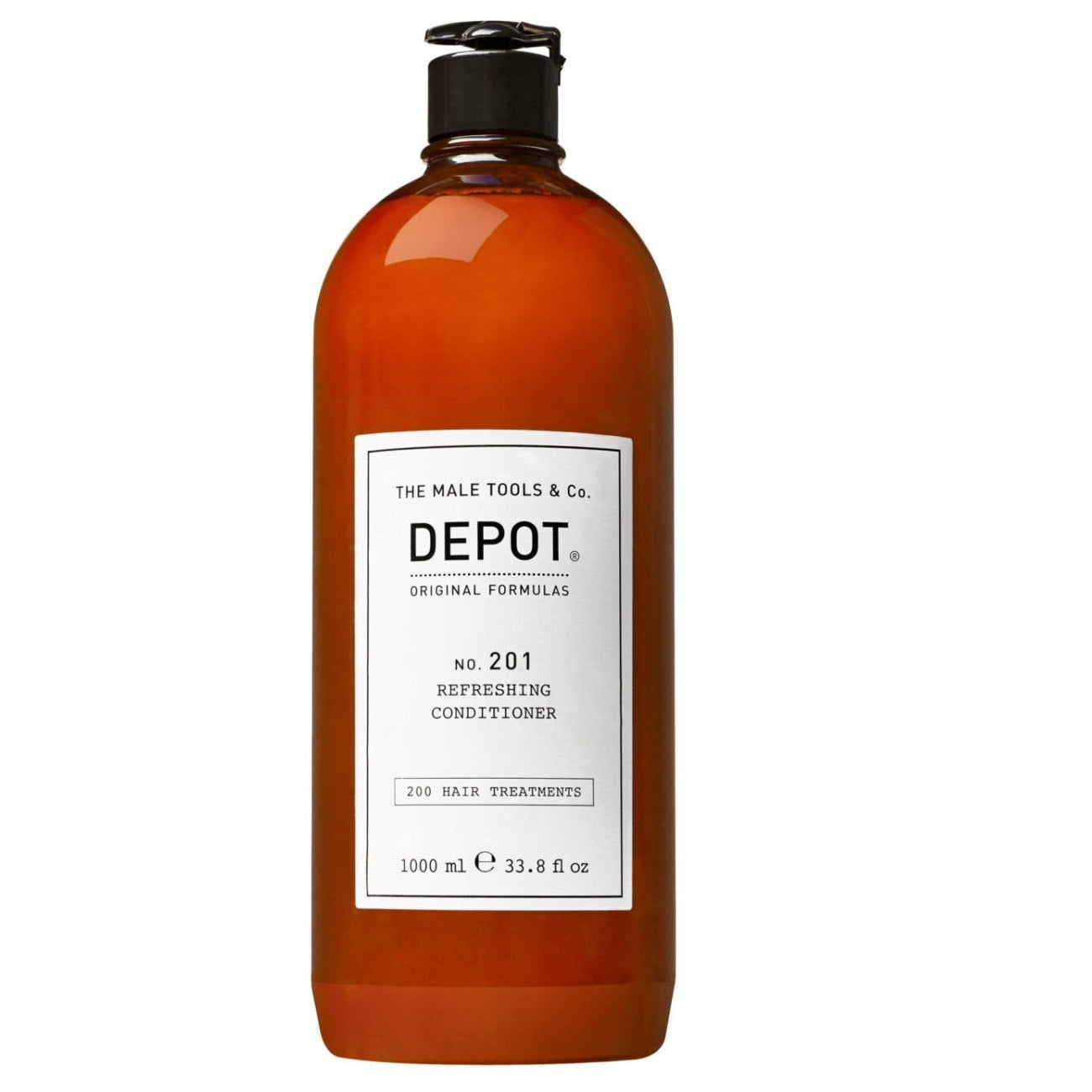 Depot, 200 Hair Treatments No. 201, Complex botanic, Balsam de păr, Pentru revitalizare, 1000 ml