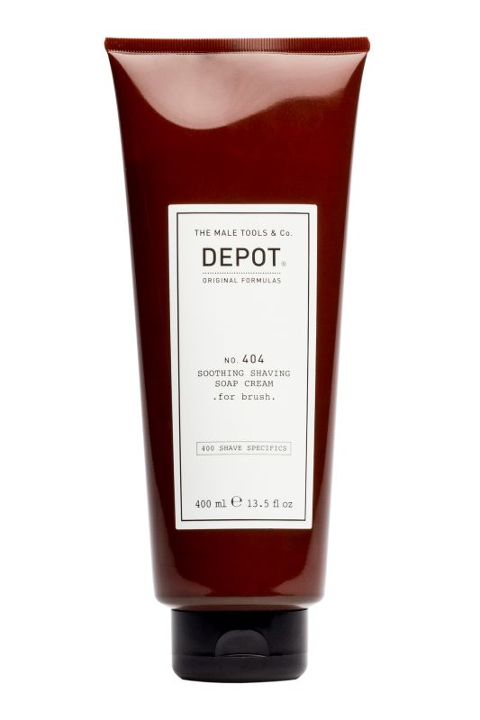 Depot, 400 Shave Specifics No. 404 , Alantoină, Calmant, Cremă de săpun de bărbierit, 400 ml