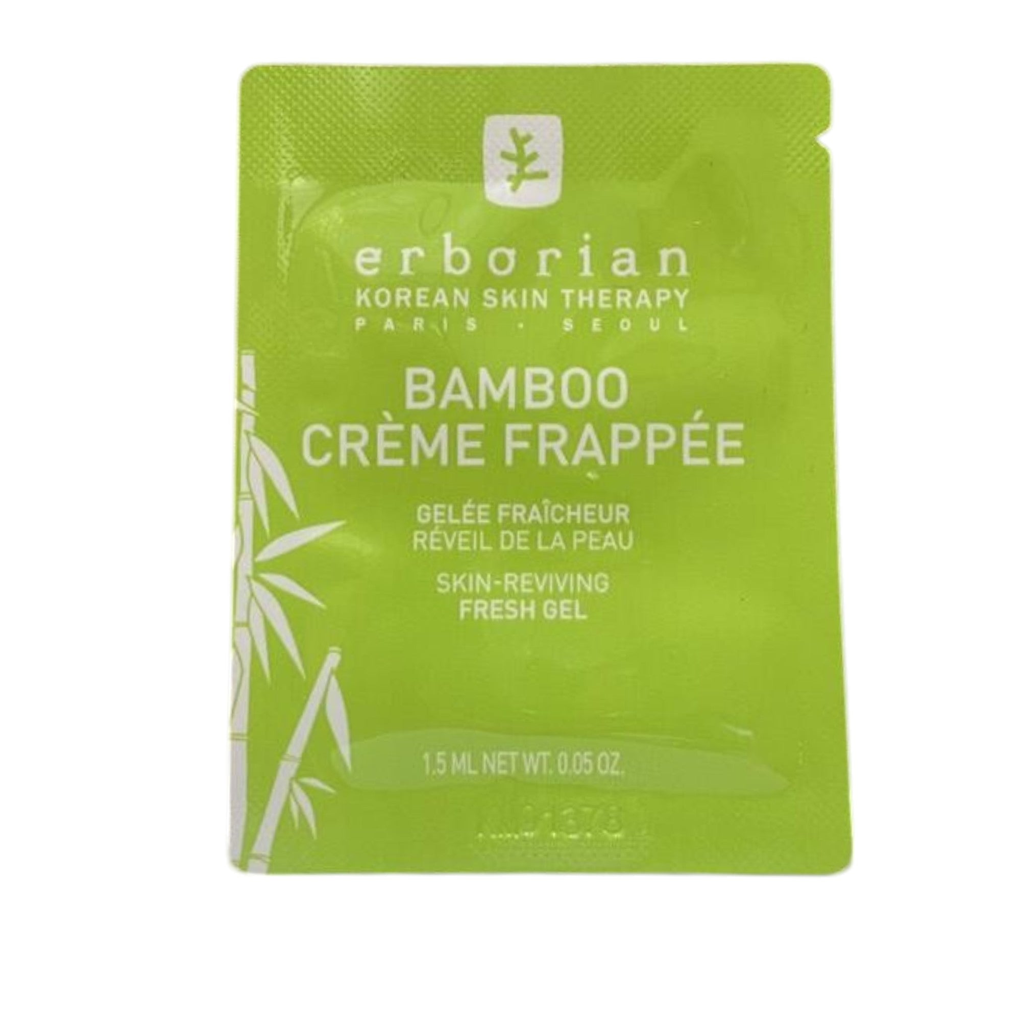 Erborian, Bamboo Creme Frappee, Hidratant, Gel, Pentru față, 1.5 ml *Mostră