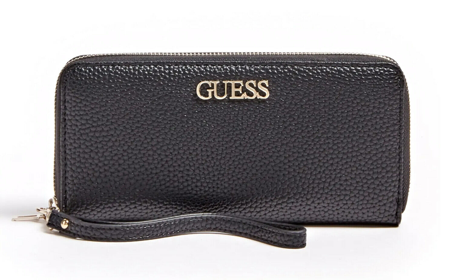 Guess, Alby, Portofel textil, SLG Fermoar mare, Negru, Pentru femei