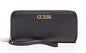 Guess, Alby, Portofel textil, SLG Fermoar mare, Negru, Pentru femei