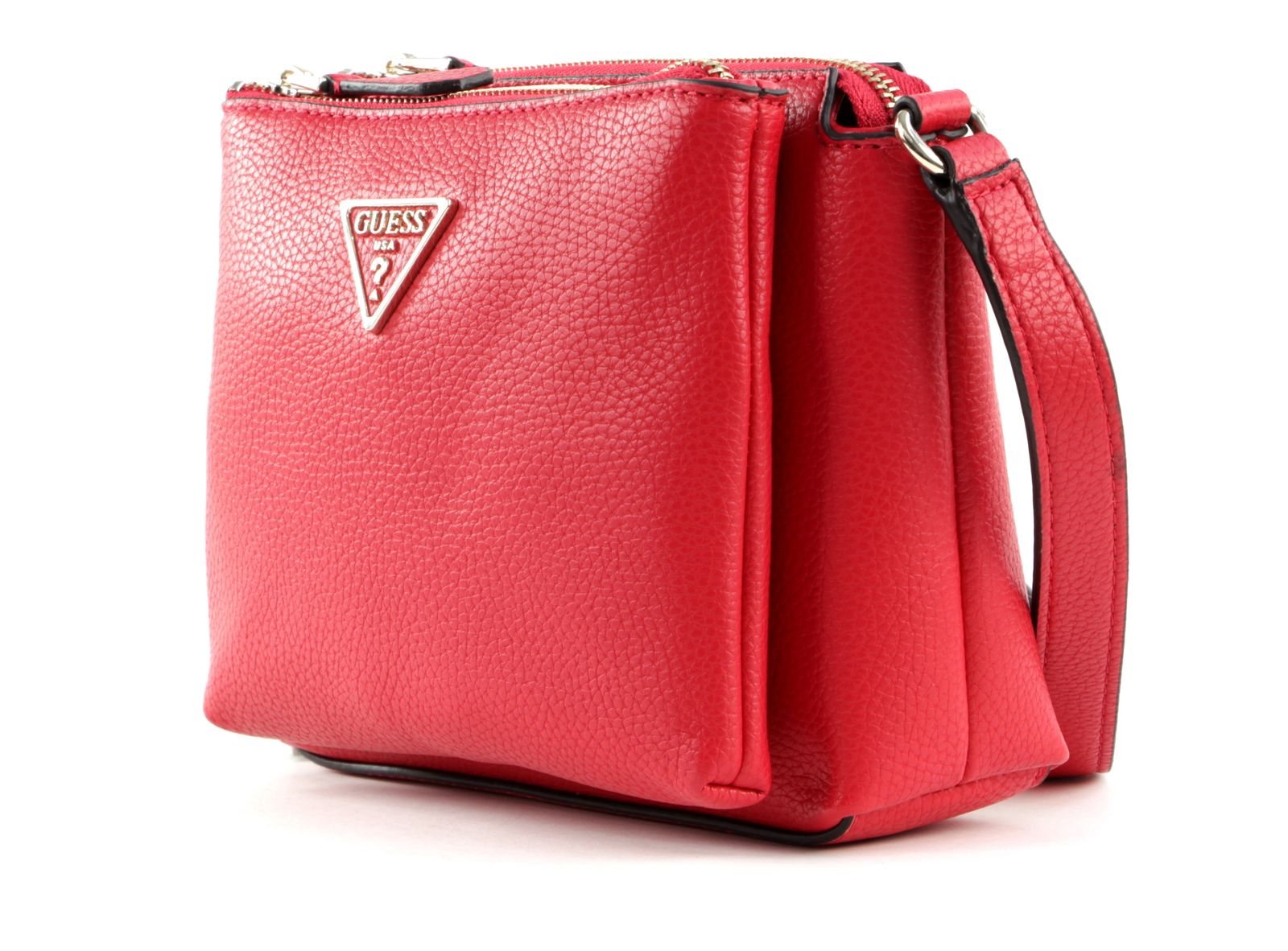 Guess, Becca, Geantă textilă crossbody, Roșu, Pentru femei