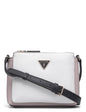 Guess, Becca, Geantă textilă crossbody, Alb Roz, Pentru femei