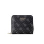Guess, Camy, Portofel textil, Detaliu logo, SG774137, Cărbune, Mini, Pentru femei
