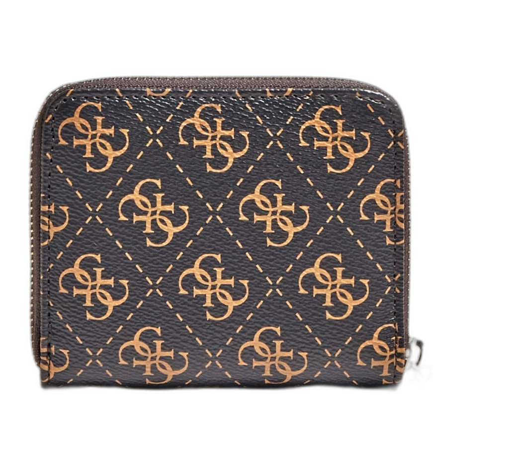 Guess, Kamryn, Portofel textil, SLG Fermoar mic, Maro, Pentru femei