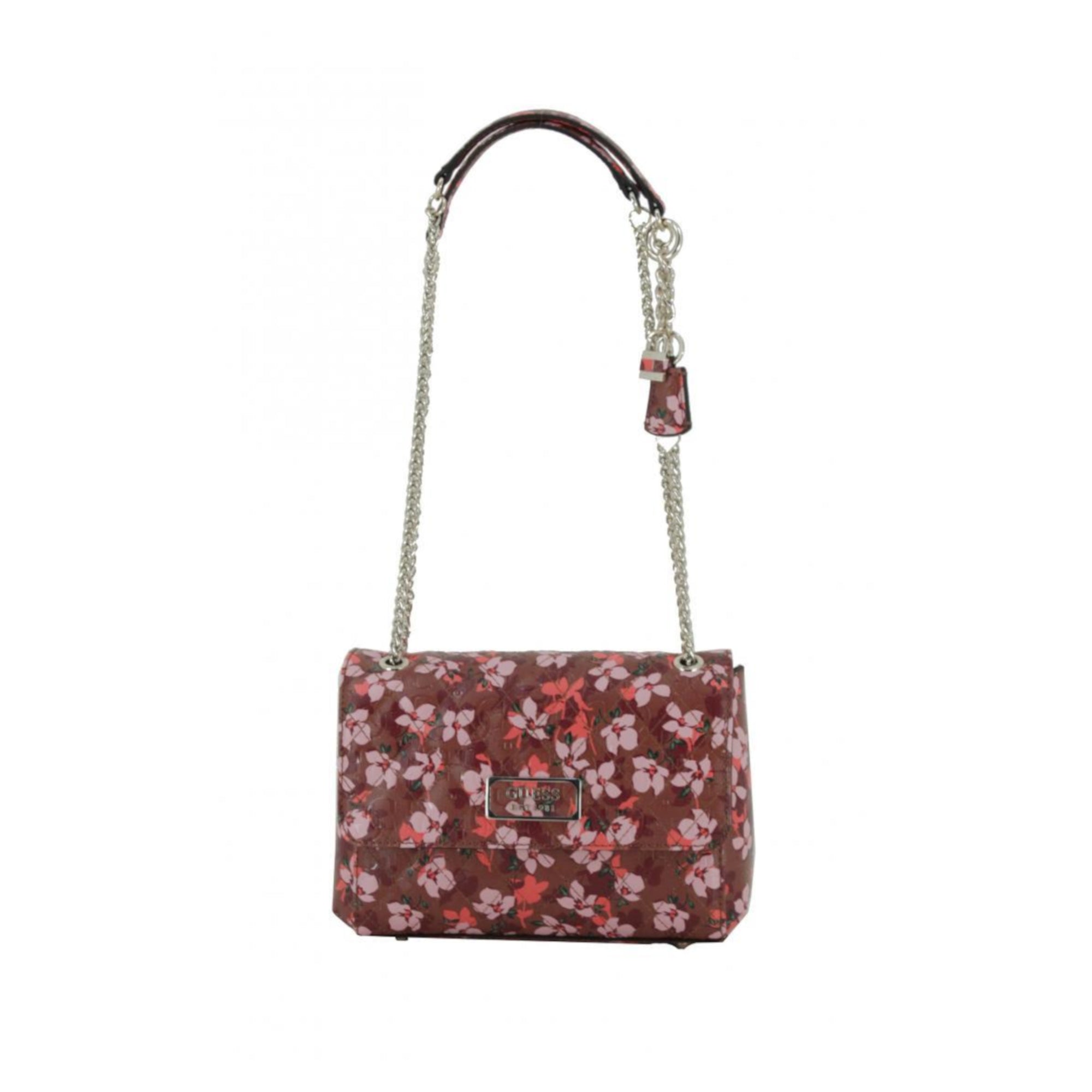 Guess, Lola, Piele sintetică, Geantă textilă crossbody, Floral, SF787421, Pentru femei