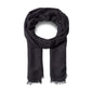 Guess, Ninette Jacquard, Eșarfă textilă, Negru, 8 x 180, Pentru femei