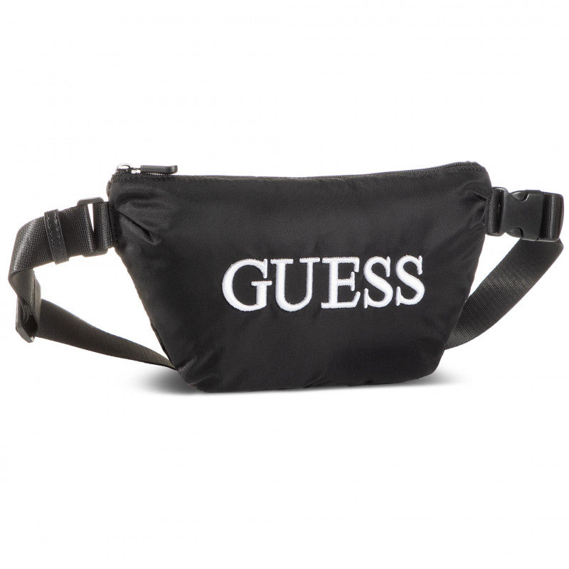 Guess, Quatro, Borsetă din textil, Negru, 19/28,5 x 17 x 4 cm, Pentru bărbați