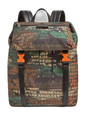 Guess, Salameda, Rucsac textil, Camuflaj, Compartiment pentru laptop, Unisex