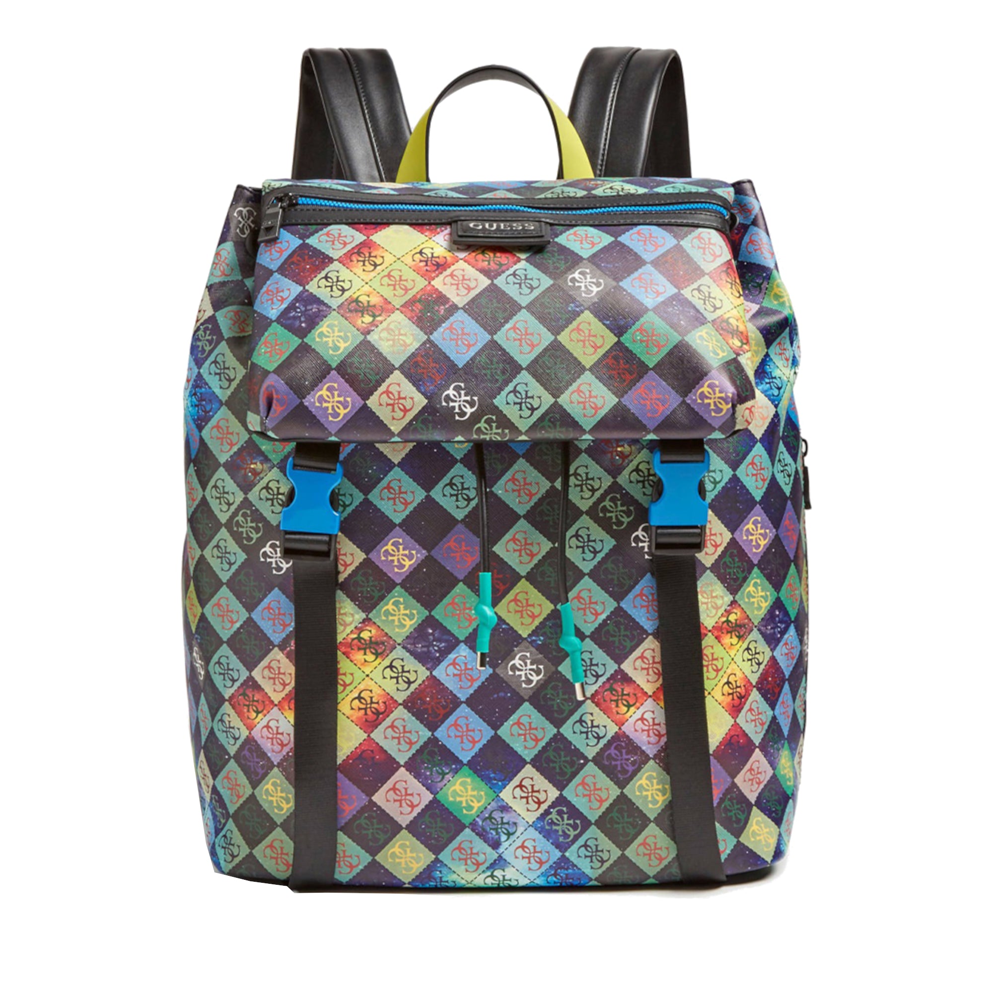 Guess, Salameda, Poliester, Rucsac textil, Negru, Compartiment pentru laptop, HMSLSPP0305, Unisex