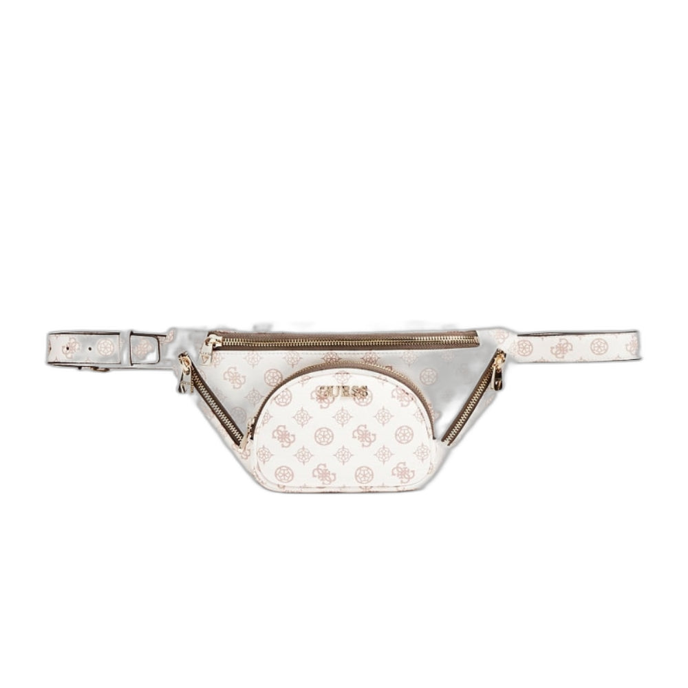 Guess, Utility Vibe, Borsetă din textil, Alb, Pentru femei