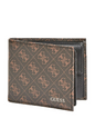 Guess, Vezzola, Portofel textil, Portofel, w/sf w/cp, Logo maro, Pentru bărbați