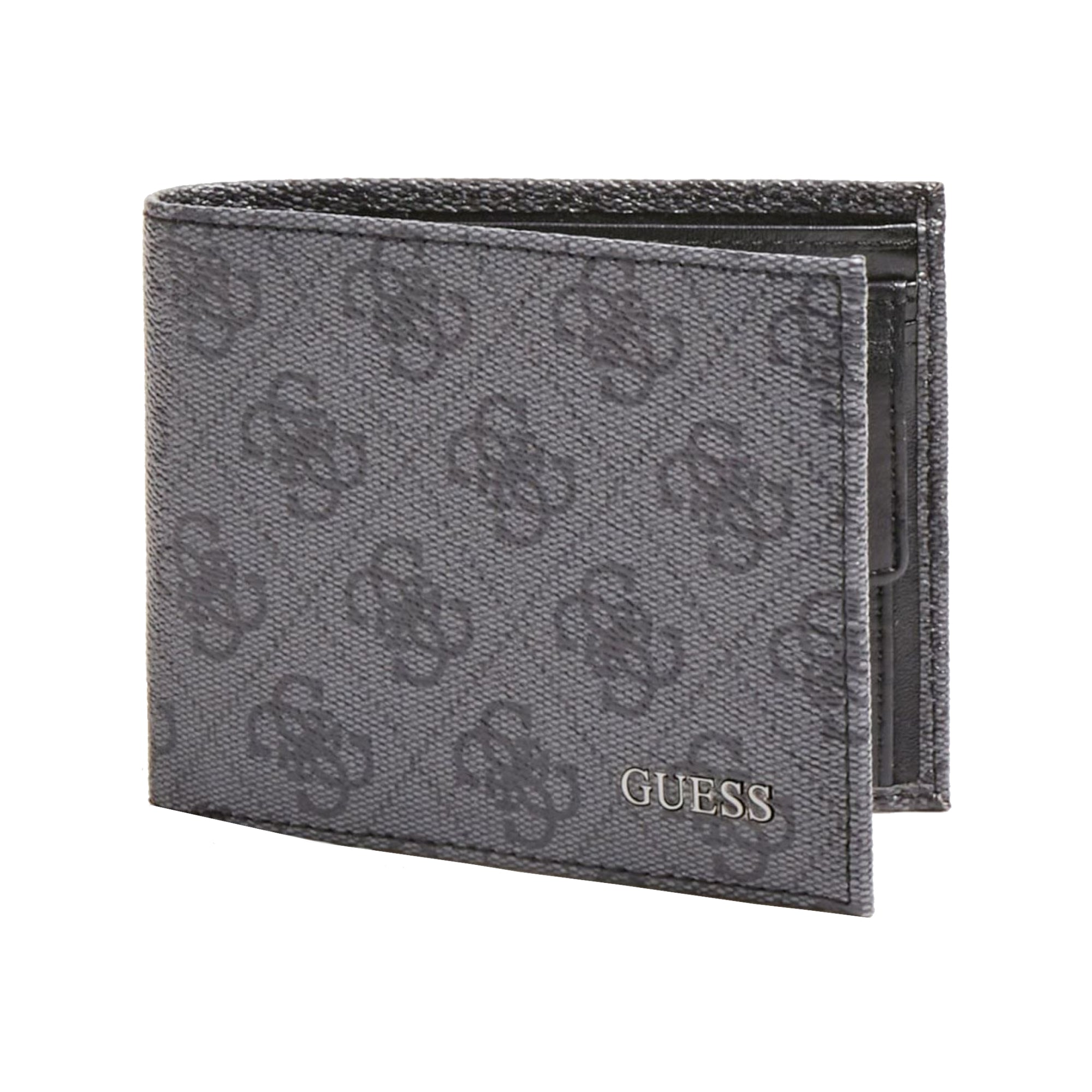 Guess, Vezzola, Portofel textil, Portofel mic, SMVEZZPOL22, Negru, Pentru bărbați