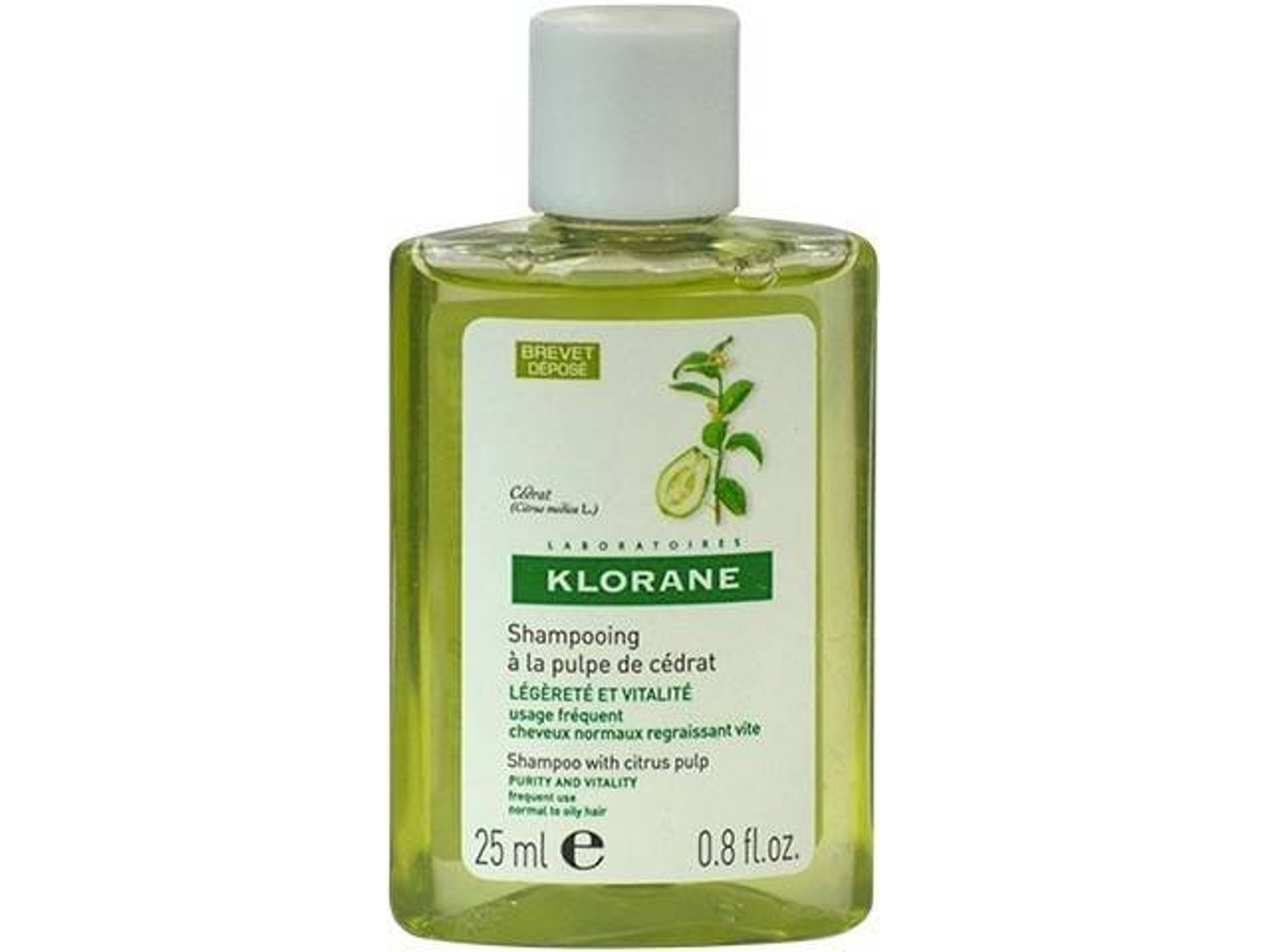 Klorane, Purifying, Șampon pentru păr, Pentru curățare, 25 ml
