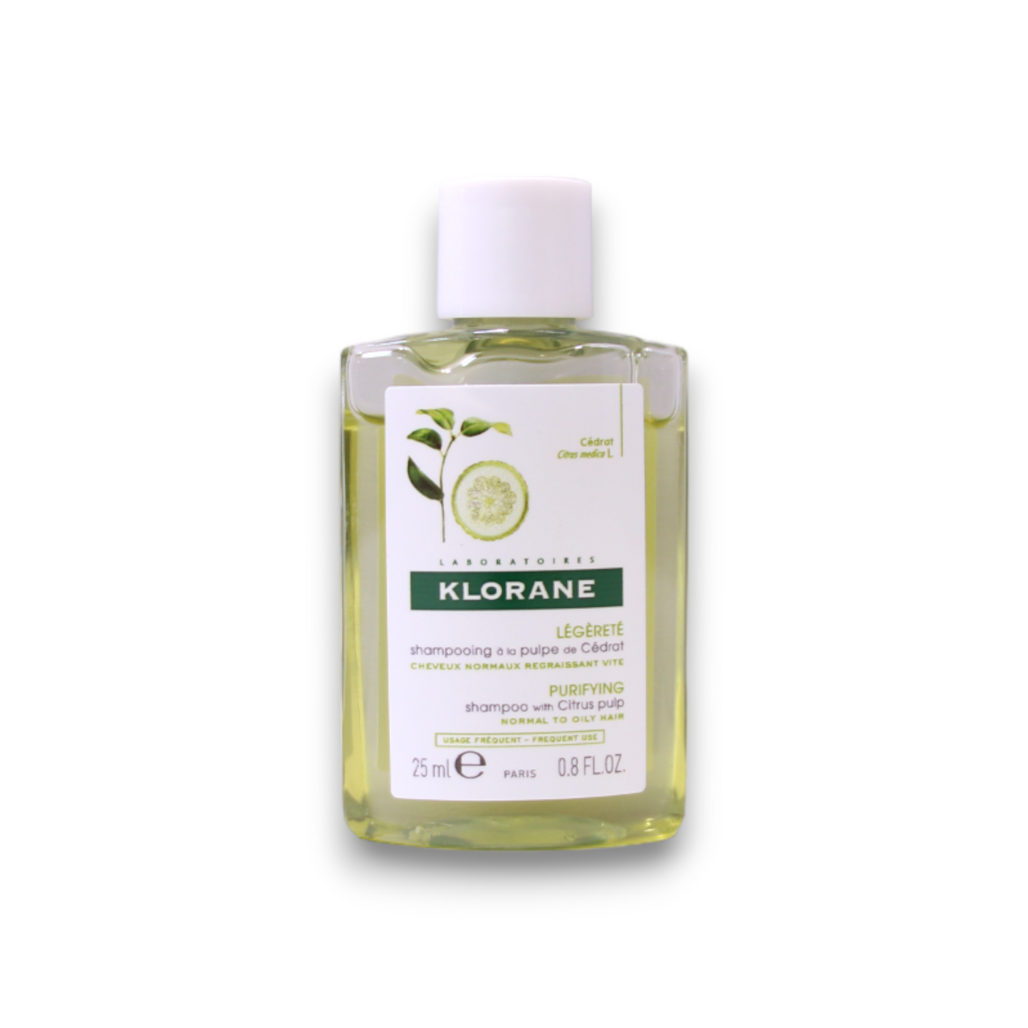 Klorane, Purifying, Șampon pentru păr, Pentru curățare, 25 ml