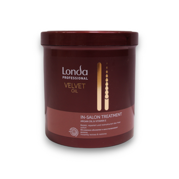 Londa Professional, Velvet Oil, Ulei de argan și vitamina E, Tratament cu cremă pentru păr, Pentru reparații, 750 ml