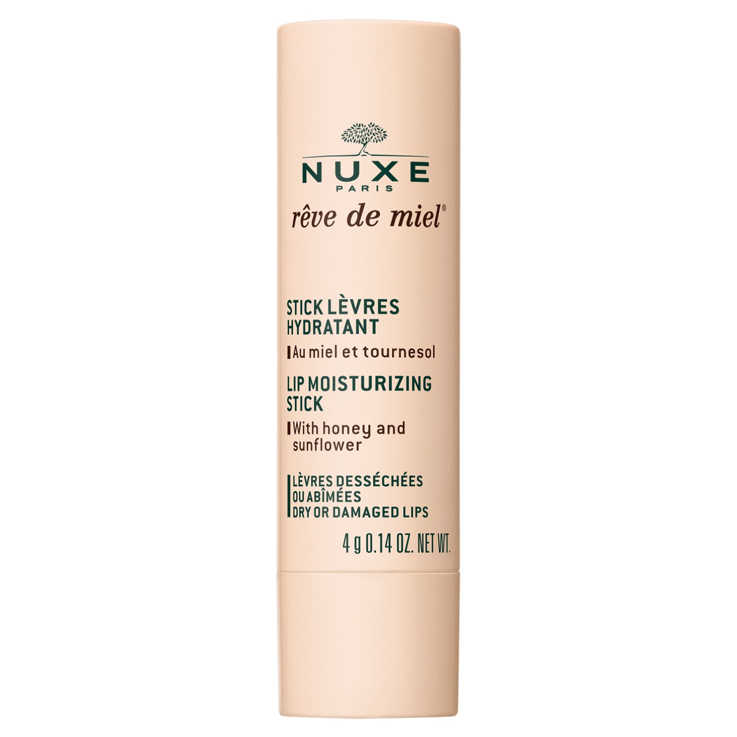 Nuxe, Reve de Miel, Vegan, Hidratant, Balsam de buze, 4 g
