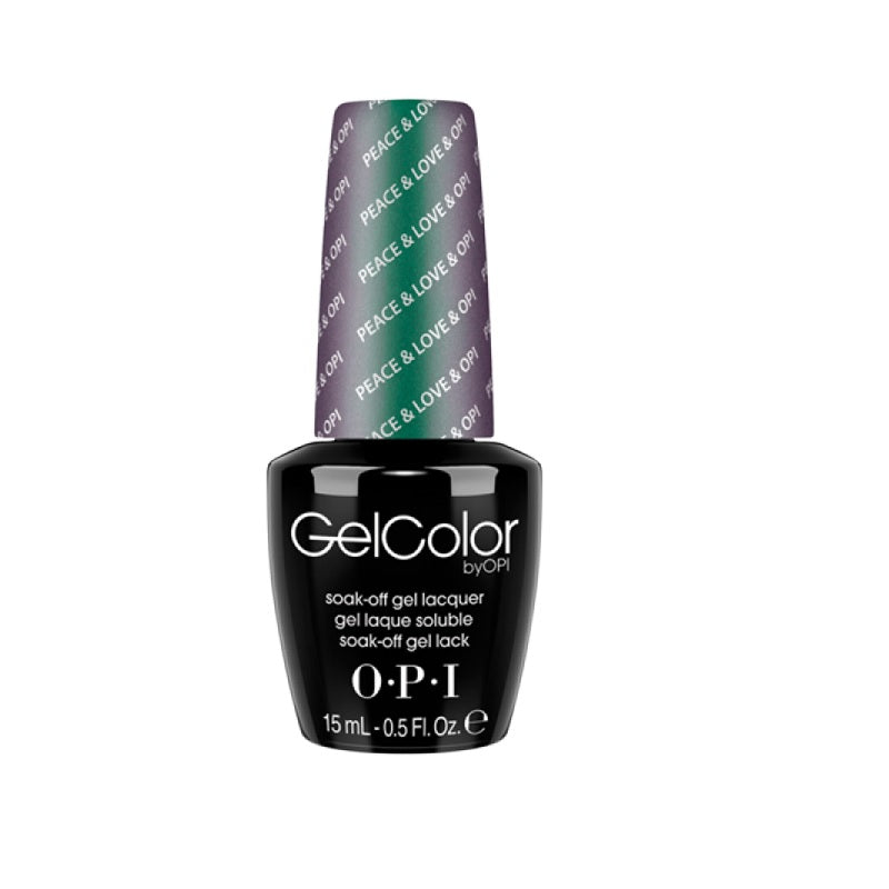 Opi, Gel Color, Ojă semipermanentă, GC F56, Pace & Dragoste & Opi, 15 ml