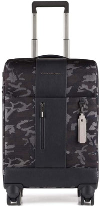 Piquadro, Four-Wheel, Troler textil de cabină, Camuflaj