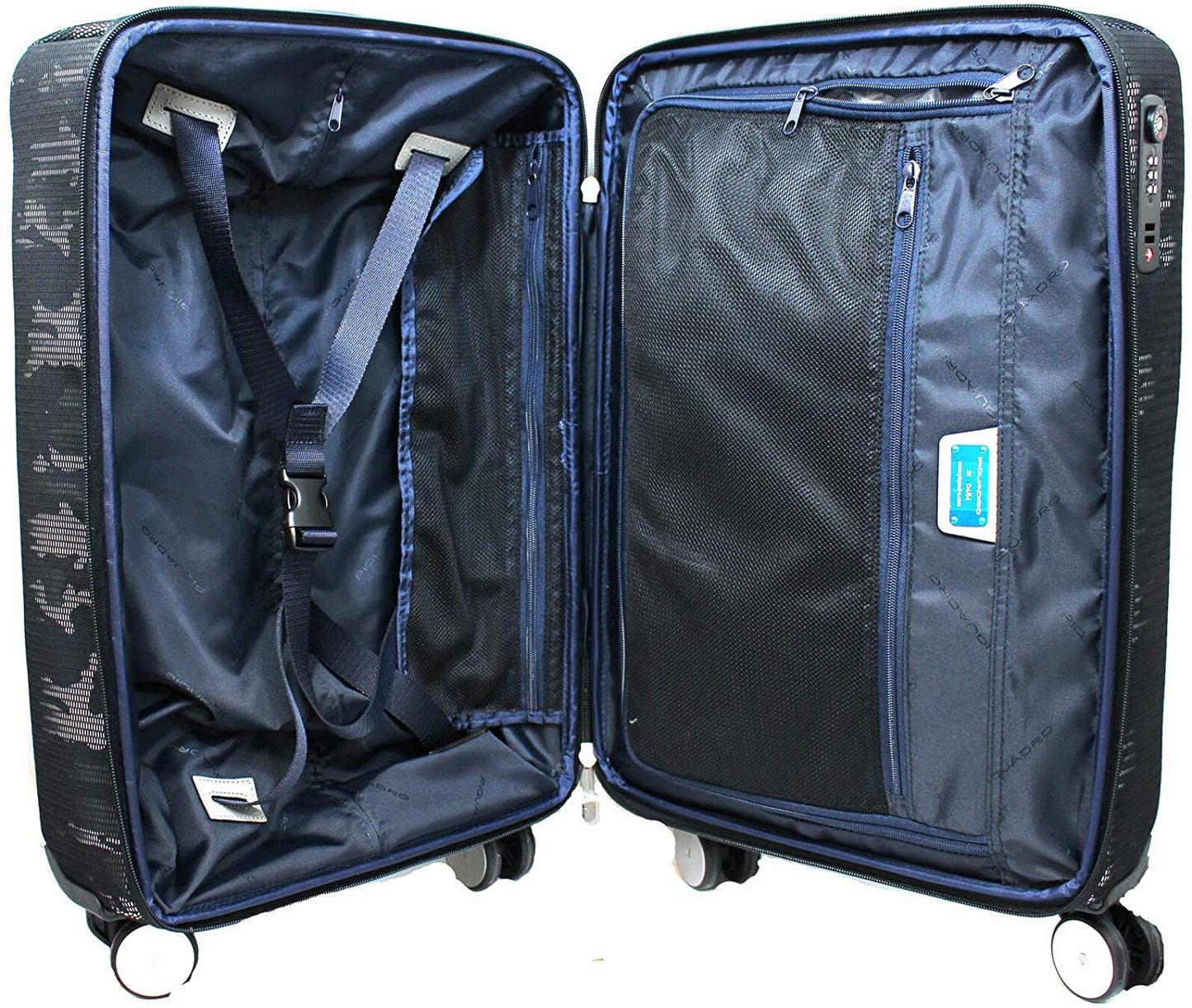 Piquadro, Four-Wheel, Troler textil de cabină, Camuflaj