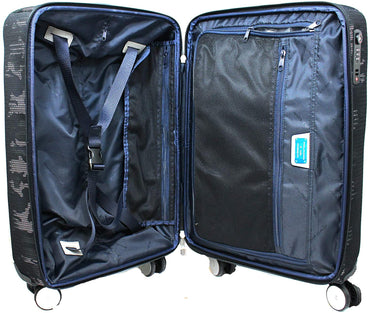 Piquadro, Four-Wheel, Troler textil de cabină, Camuflaj