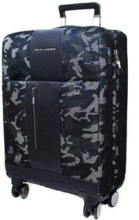 Piquadro, Four-Wheel, Troler textil de cabină, Camuflaj
