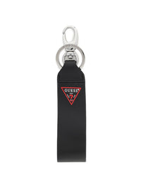 Set Guess: Guess, Leather Keyring, Black + Daelon, Leather Wallet, Small Billfold, Red/Black, For Men