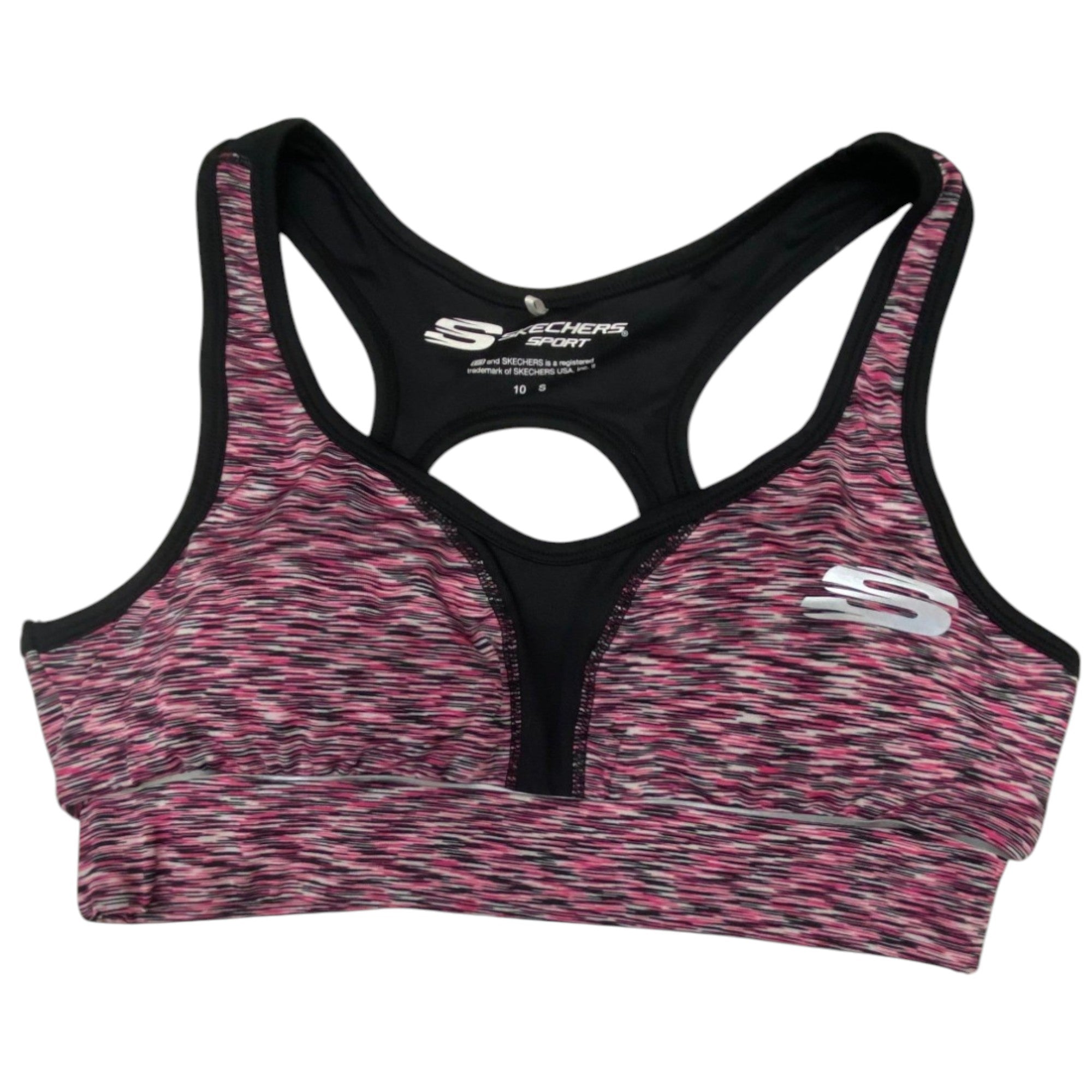 Skechers, Erinlined, Sutien sintetic pentru femei sportive, Magenta, Pentru femei, Mărimea 10