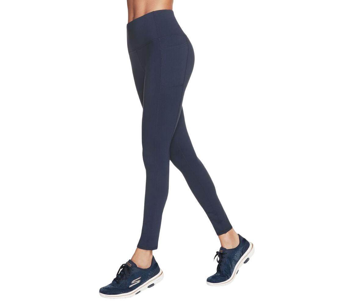 Skechers, GoWalk, Colanți sintetici pentru femei sportive, Albastru închis, Mărimea 10