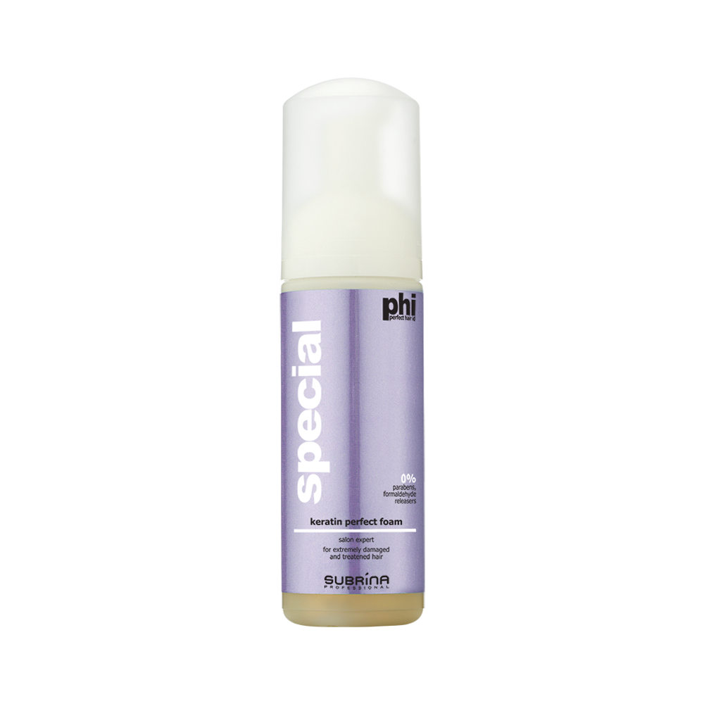 Subrina Professional, Phi Special, Fără parabeni, Tratament cu cremă fără clătire pentru păr, Pentru netezire, 150 ml