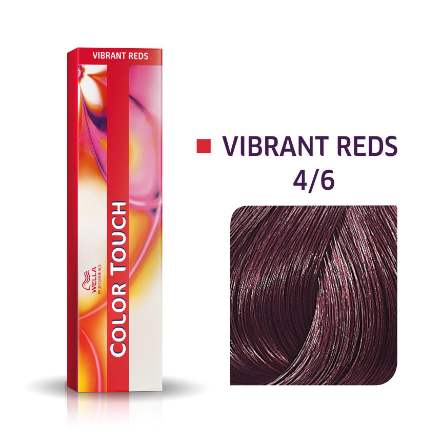Wella Professionals, Color Touch, Fără amoniac, Vopsea de păr semi-permanentă, 4/6 Medium Violet Brown, 60 ml