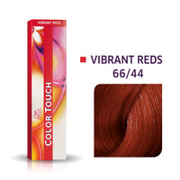 Wella Professionals, Color Touch, Fără amoniac, Vopsea de păr semi-permanentă, 66/44 Dark Blonde Intensive Red, 60 ml