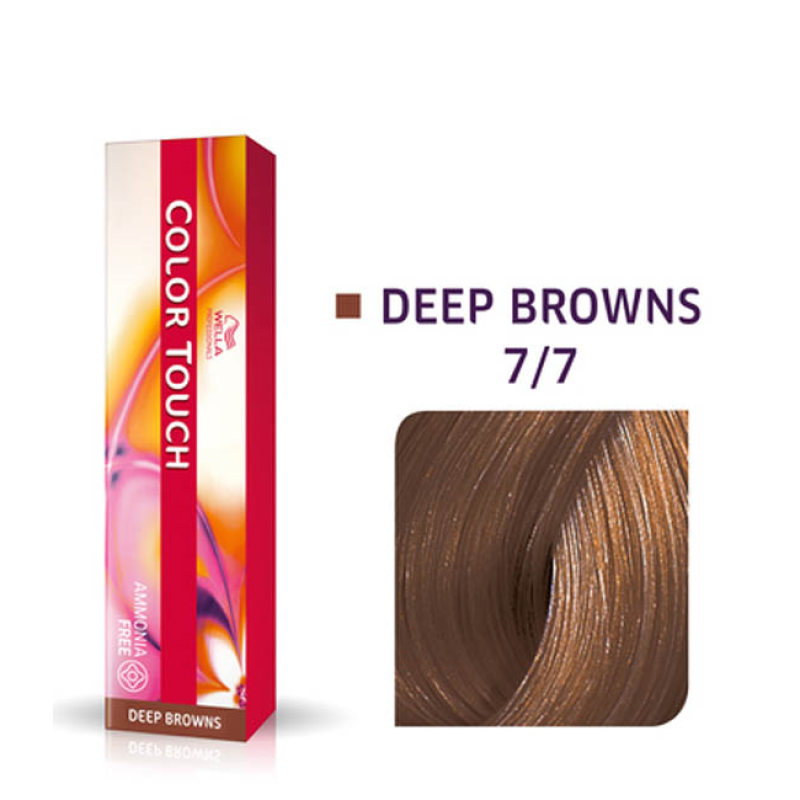 Wella Professionals, Color Touch, Fără amoniac, Vopsea de păr semi-permanentă, 7/7 Medium Chestnut Blond, 60 ml
