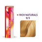 Wella Professionals, Color Touch, Fără amoniac, Vopsea de păr semi-permanentă, 9/3 Golden Light Blonde Mahogany, 60 ml