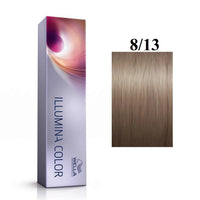 Wella Professionals, Illumina Color, Vopsea permanentă de păr, 8/13 Light Blonde Golden Ash, 60 ml