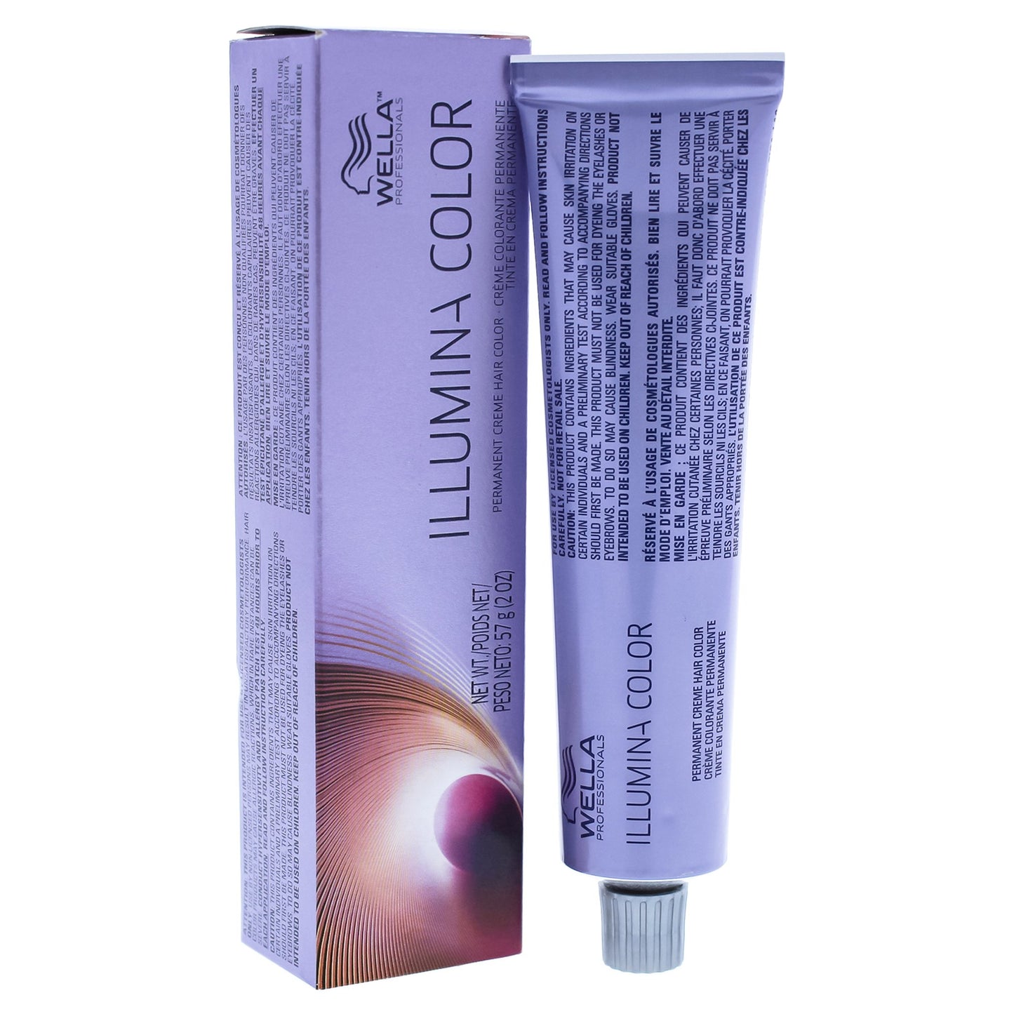 Wella Professionals, Illumina Color, Vopsea permanentă de păr, 8/37 Light Blond Golden Chestnut, 60 ml